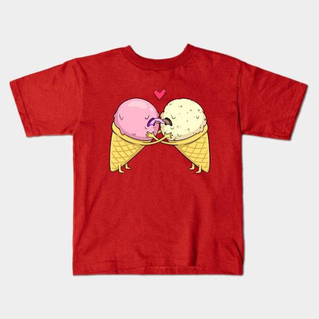 Sweet love Kids T-Shirt by comicada